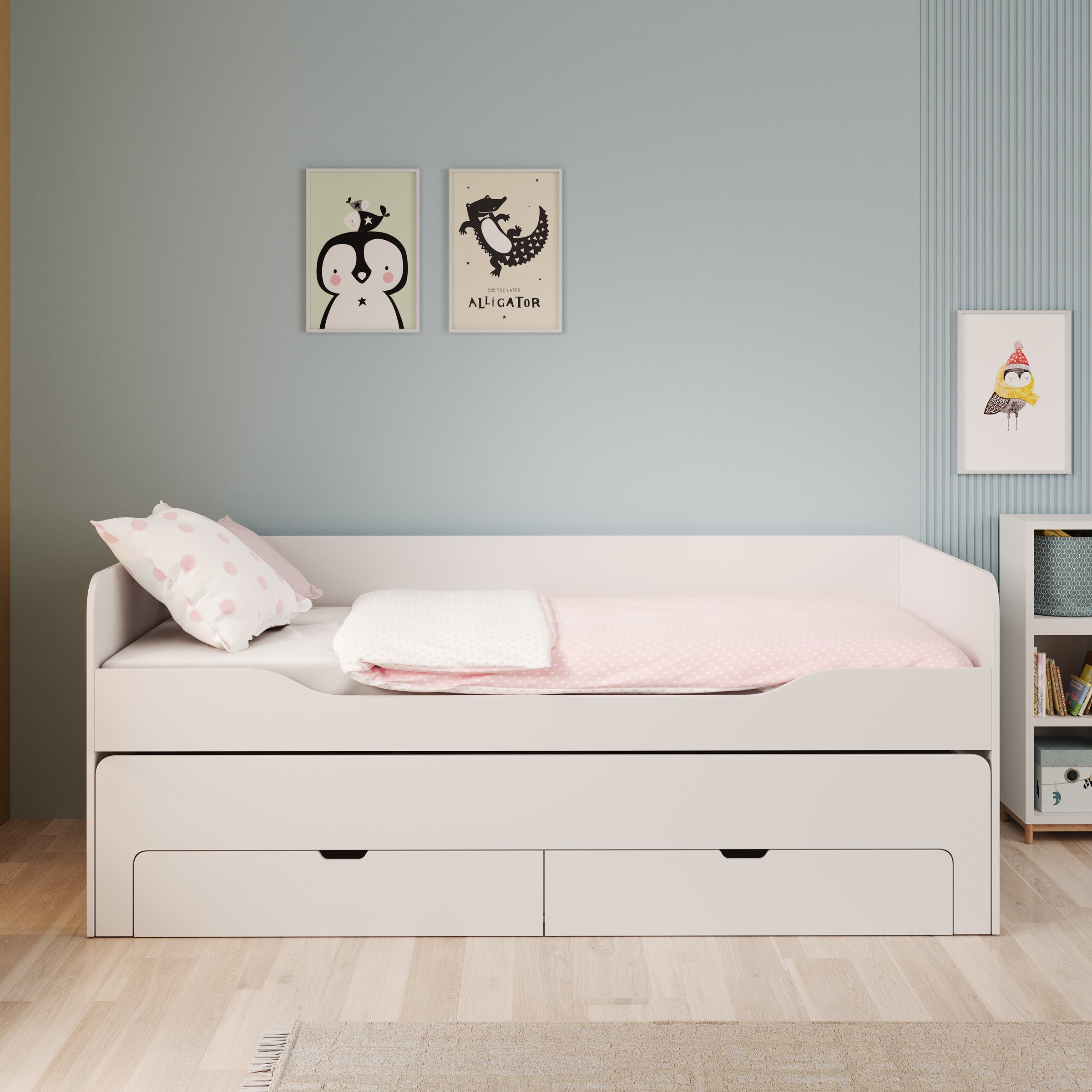 Ryker - Bed - Wit - 90x200
