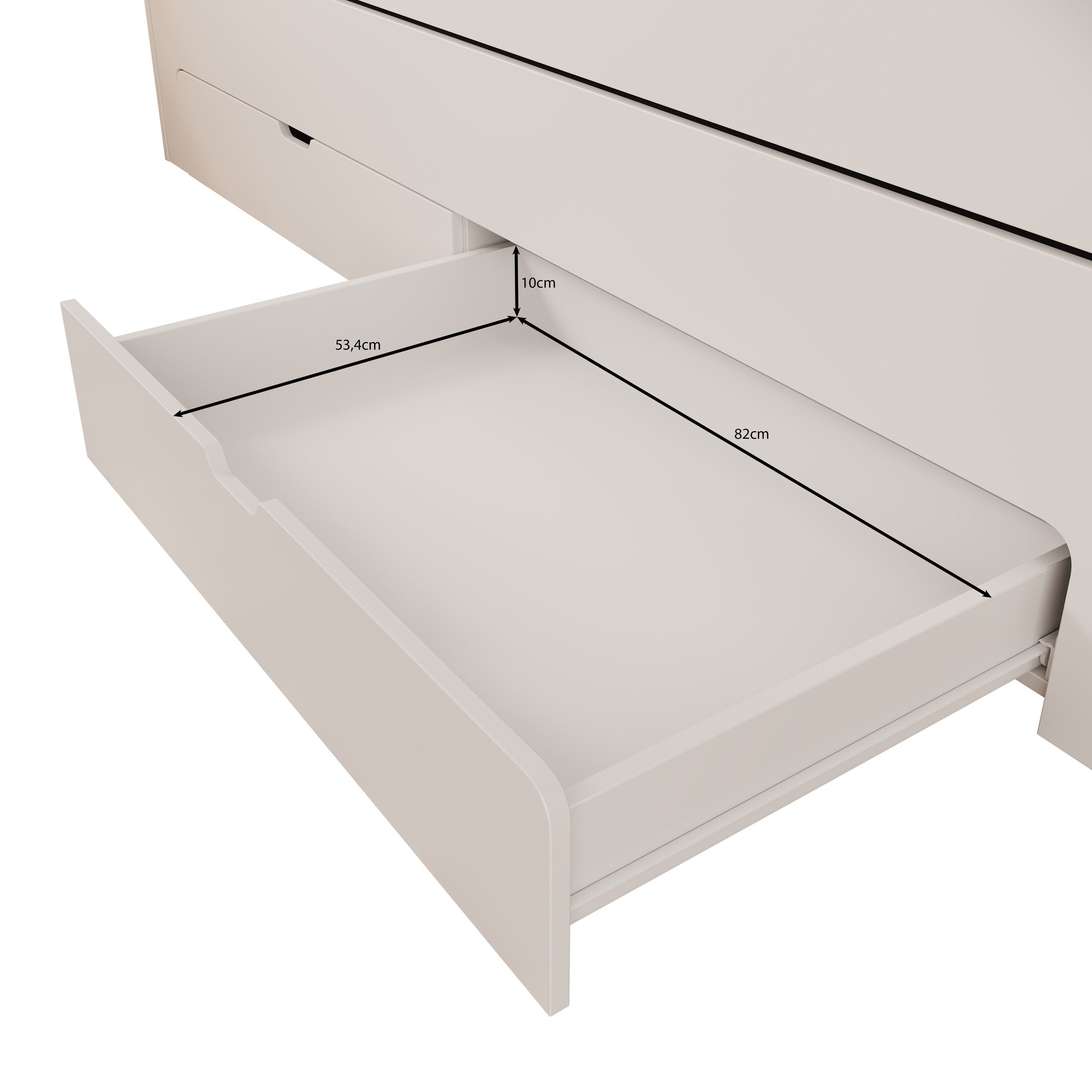 Ryker - Bed - Wit - 90x200