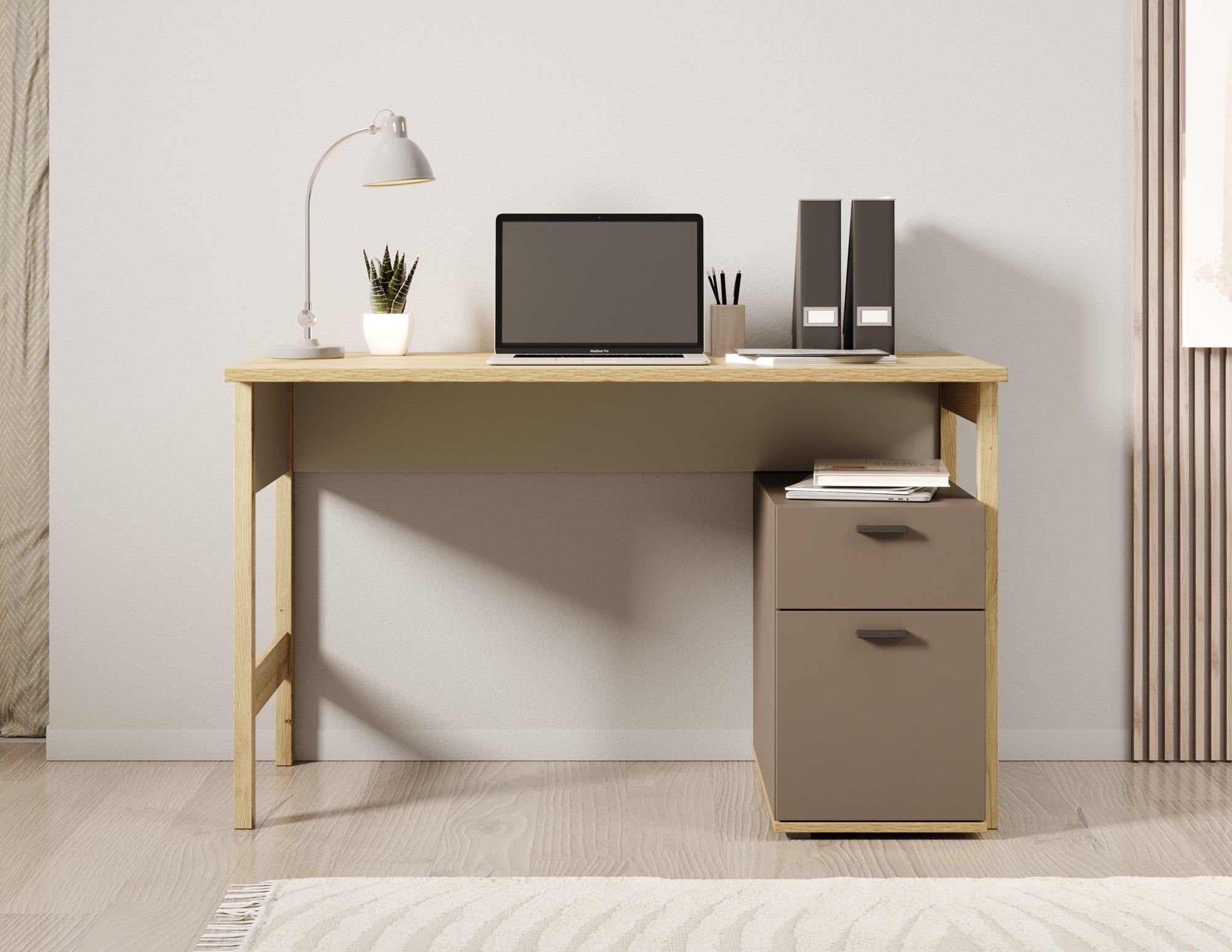 Livingston - Bureau - Eiken - 125x60 cm