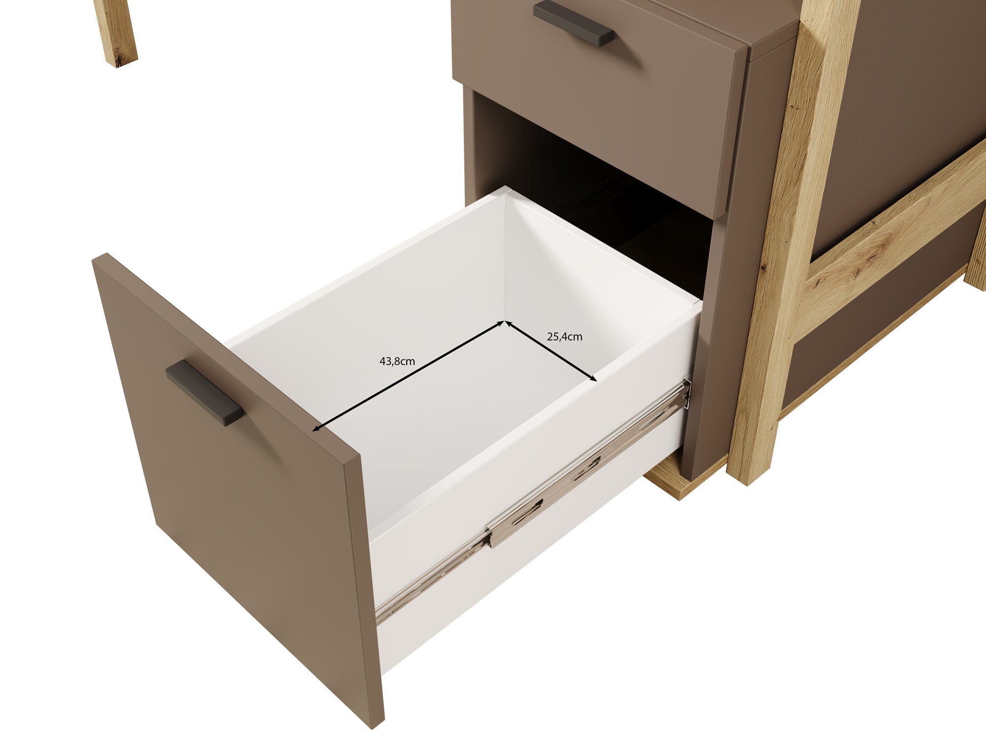 Livingston - Bureau - Eiken - 125x60 cm