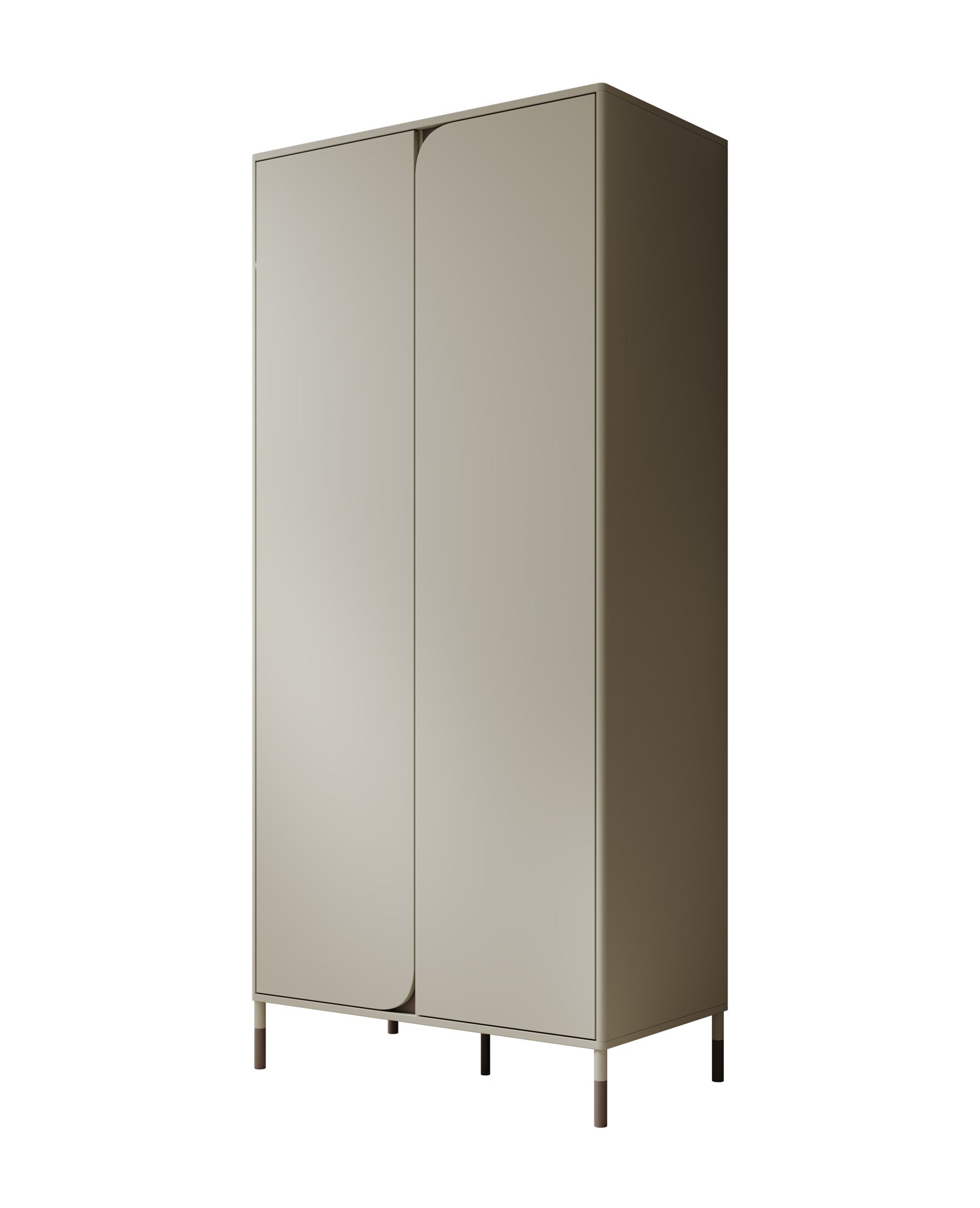 Hill - Kledingkast 2-deurs - Beige - 92x50x201 cm