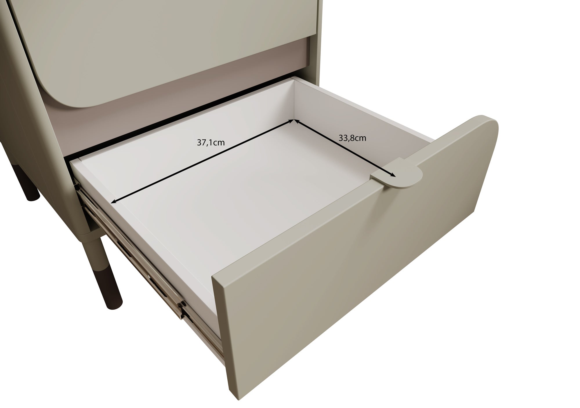Hill - Nachtkastje - Beige