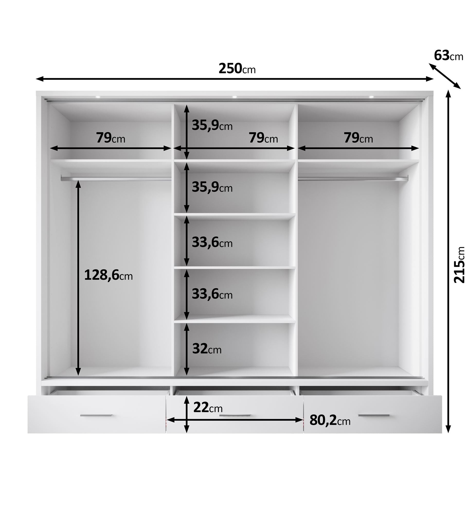 WOOOD kledingkast 3-deurs Rens lichtgrijs hout 210 x 165 x 58 cm kopen? Kledingkasten WOOOD kledingkast 3-deurs Rens lichtgrijs hout 210 x 165 x 58 cm kopen? Kledingkasten