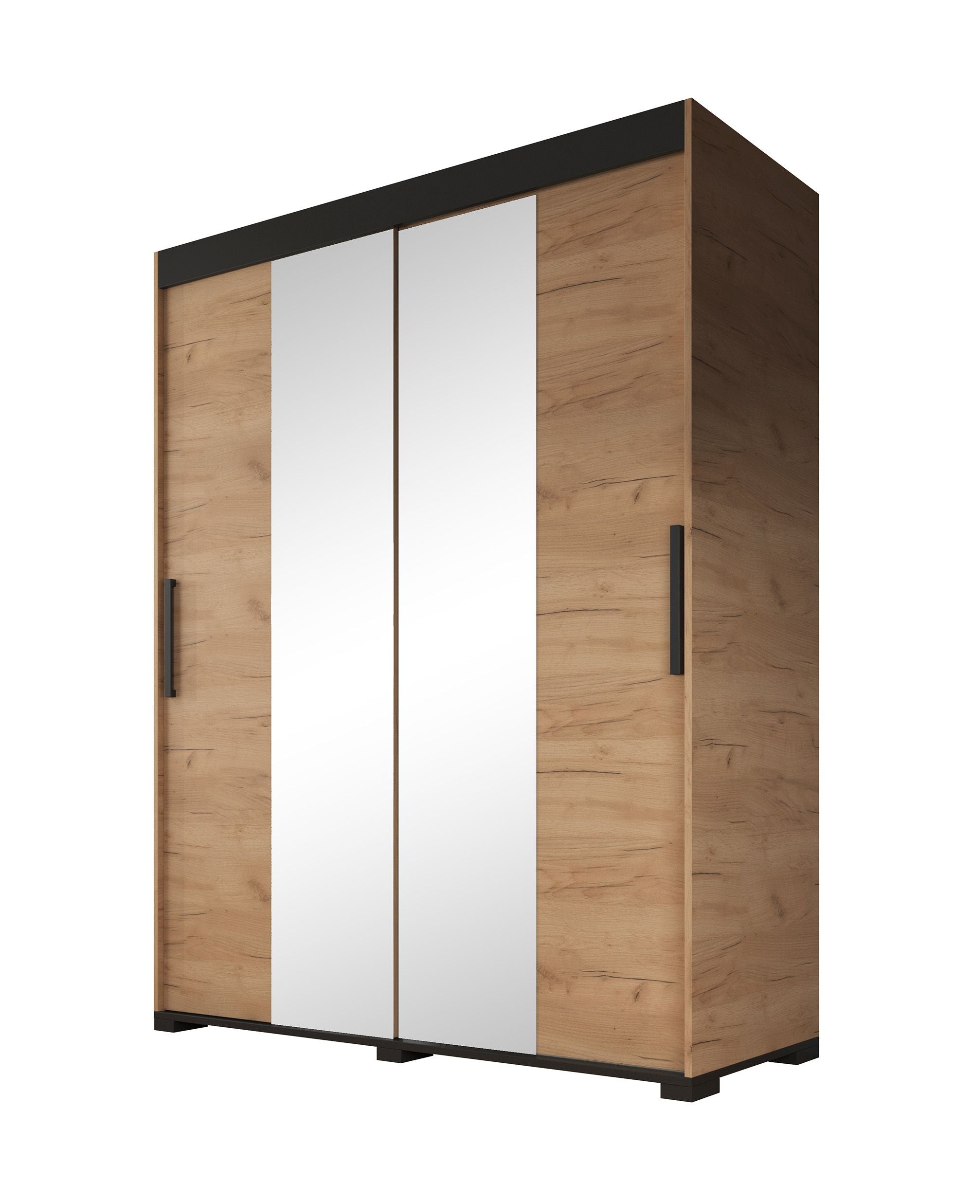 Brazil - Kledingkast met schuifdeuren - Eiken - 150x62x200 cm
