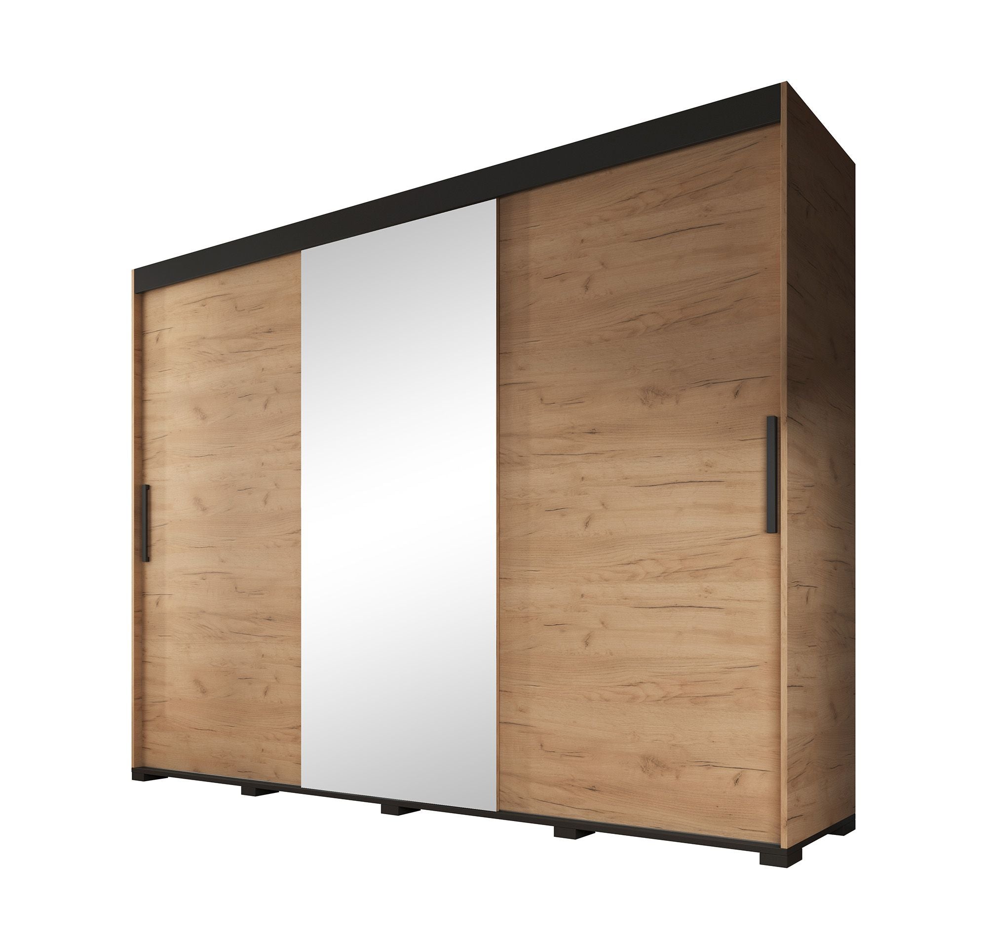 Brazil - Kledingkast met schuifdeuren - Eiken - 250x62x195 cm