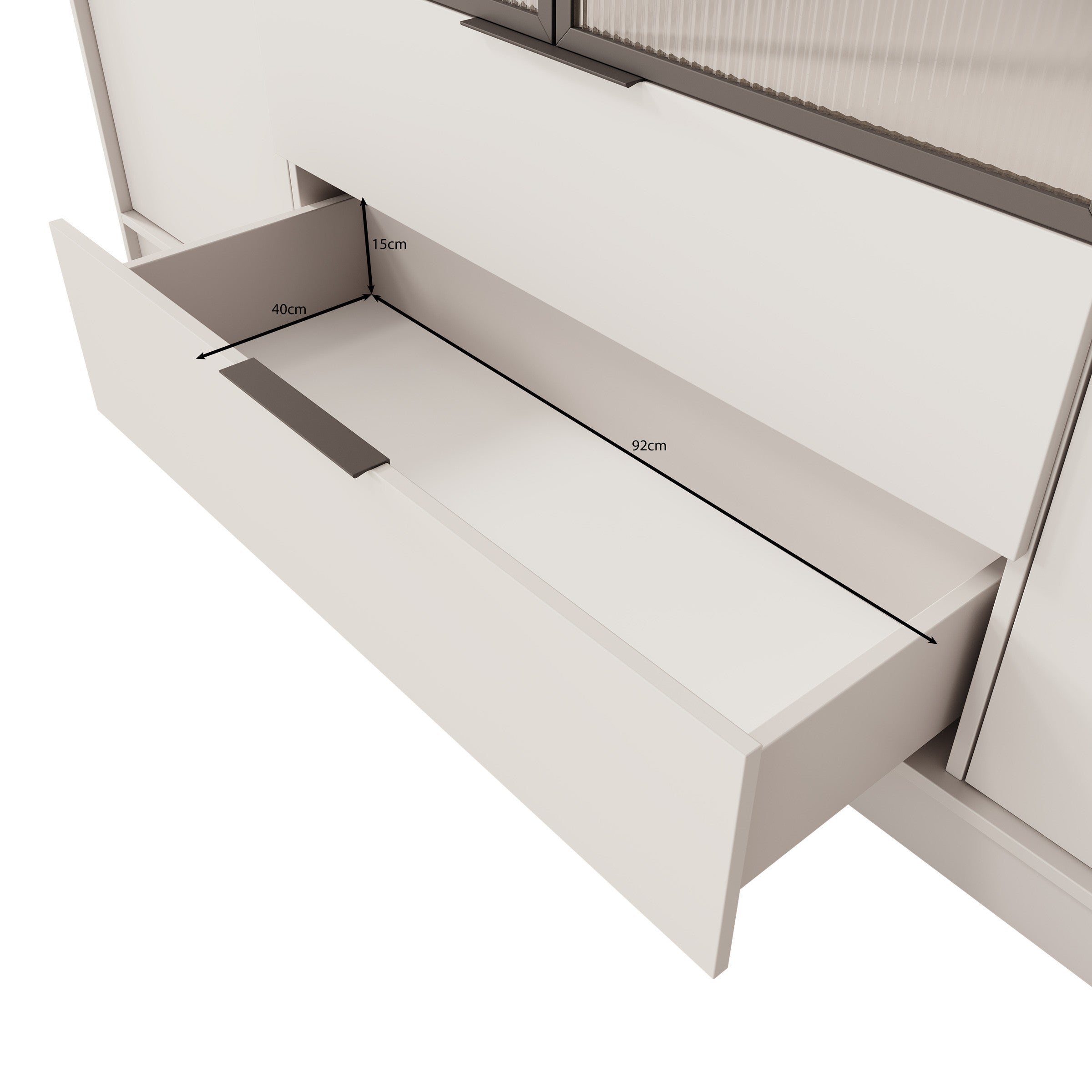 Knox - Kledingkast 4-deurs - Beige