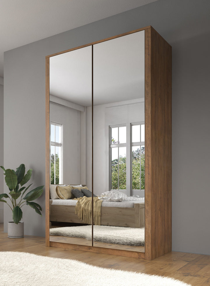 Malibu - Kledingkast 2-deurs - Eiken - 113x53x197 cm