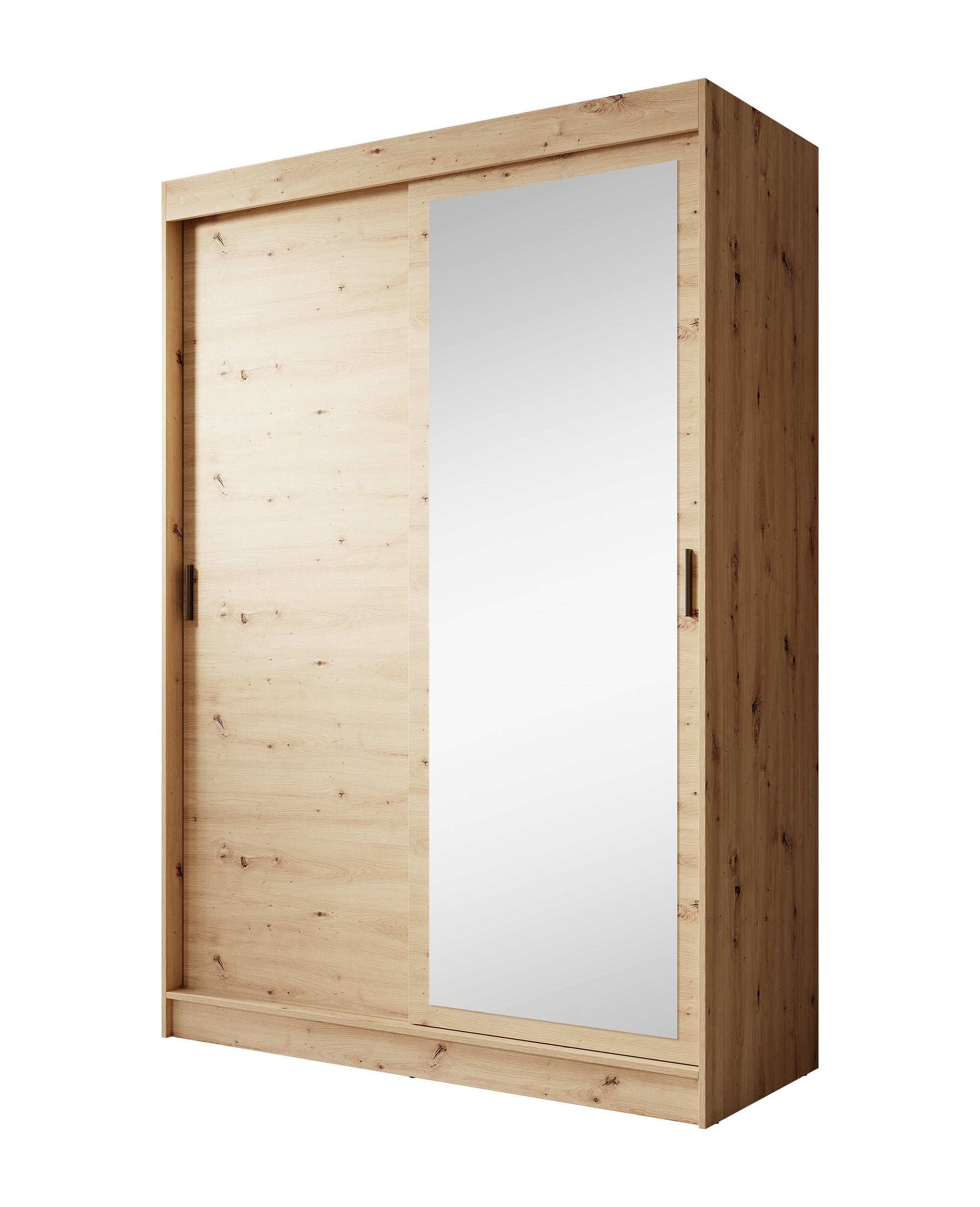Mammock - Kledingkast  schuifdeuren - Eiken - 150x61x216 cm