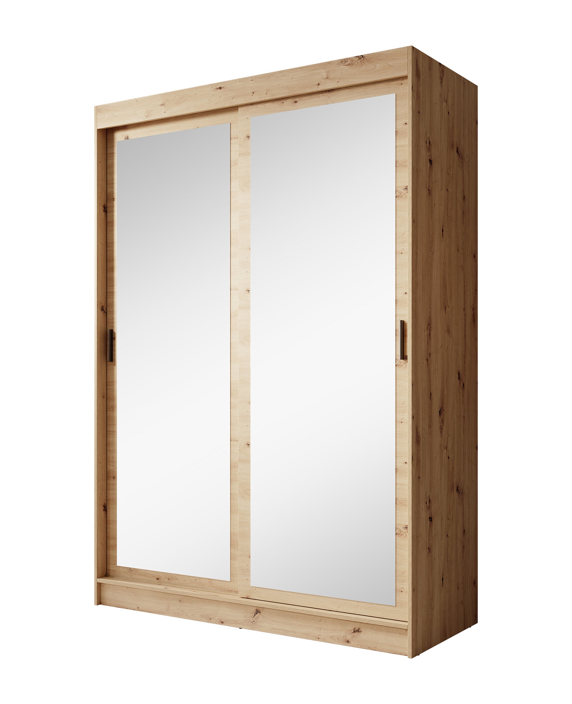 Mammock - Kledingkast  met spiegel - Eiken - 150x61x216 cm