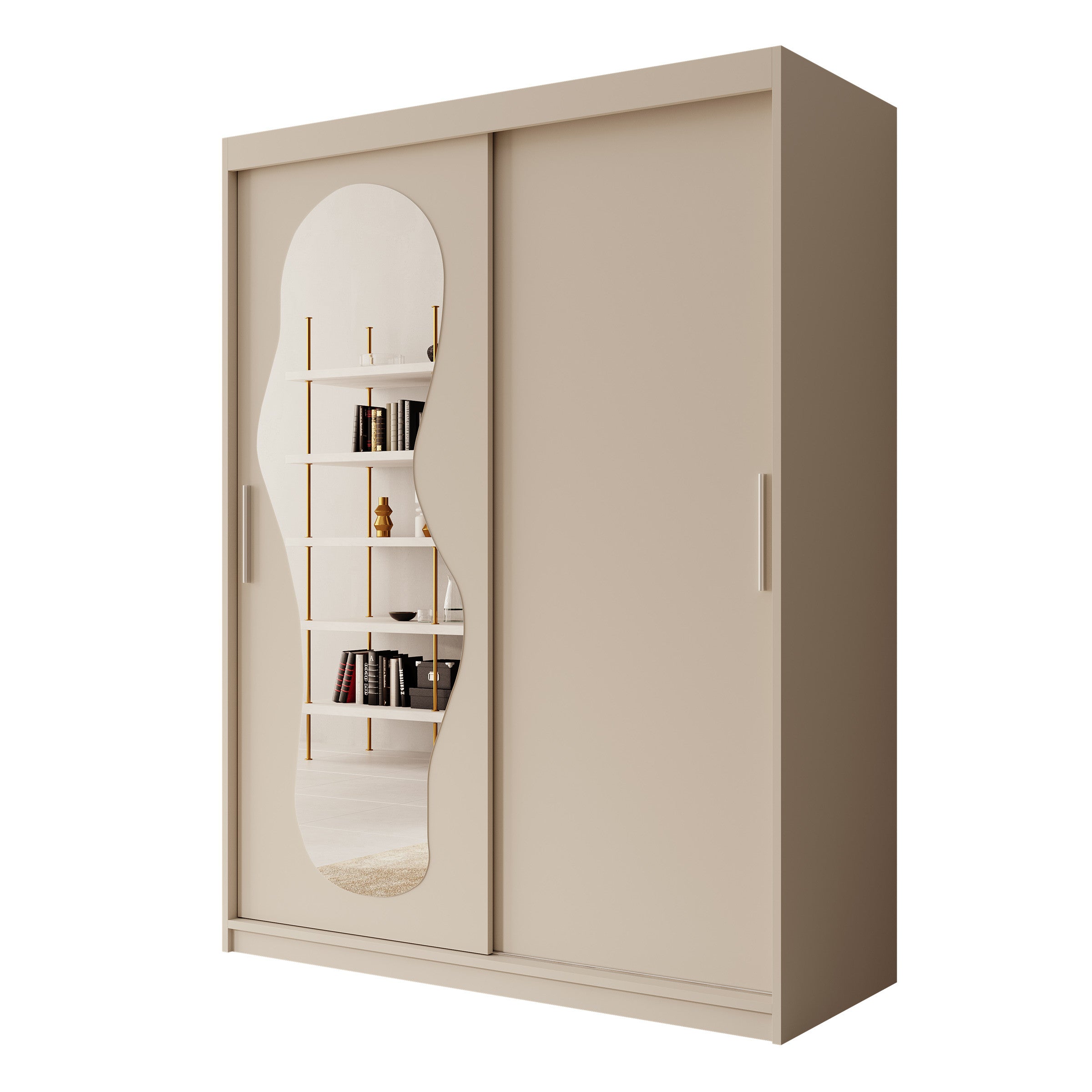 Ulysses - Kledingkast met schuifdeuren - Beige