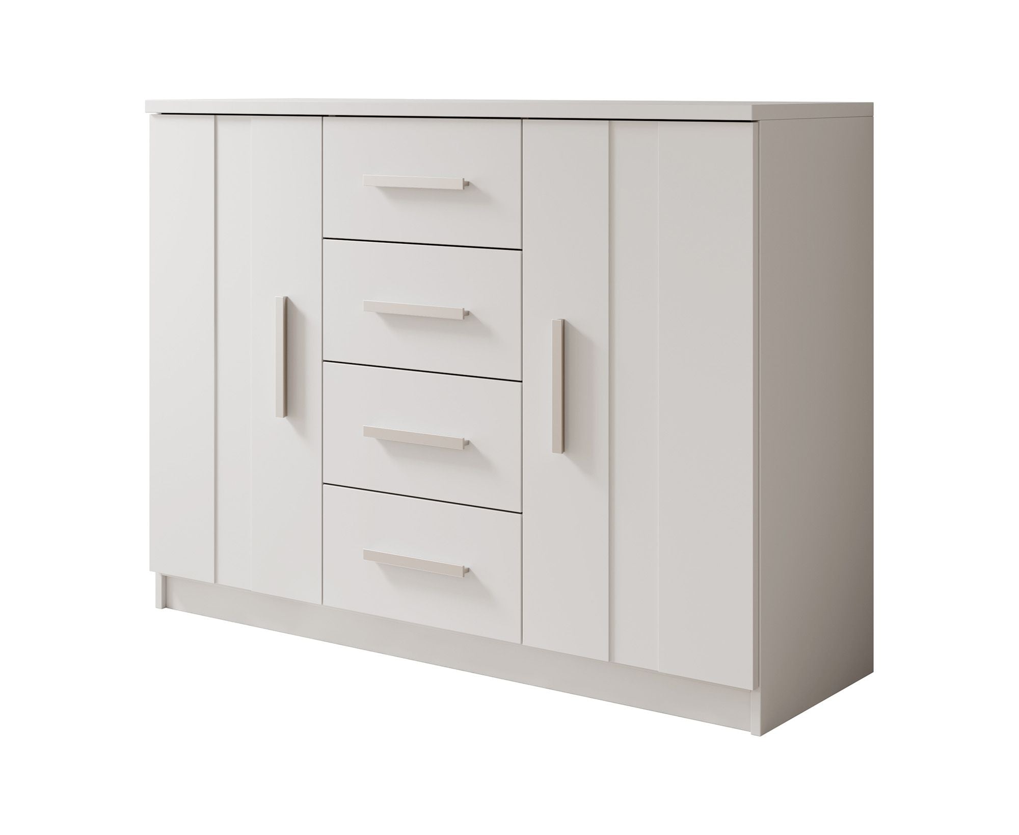 Ladekast Blake - Wit - 120 cm