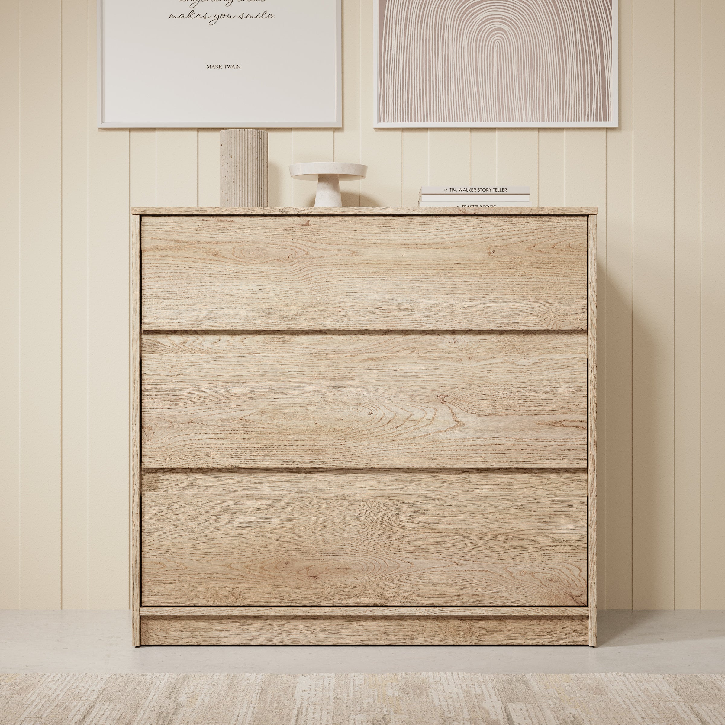 Cuarto - Ladekast - Eiken - 91x40x87 cm