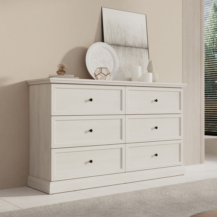 Leroy - Ladekast - Wit eiken - 146x40x86 cm