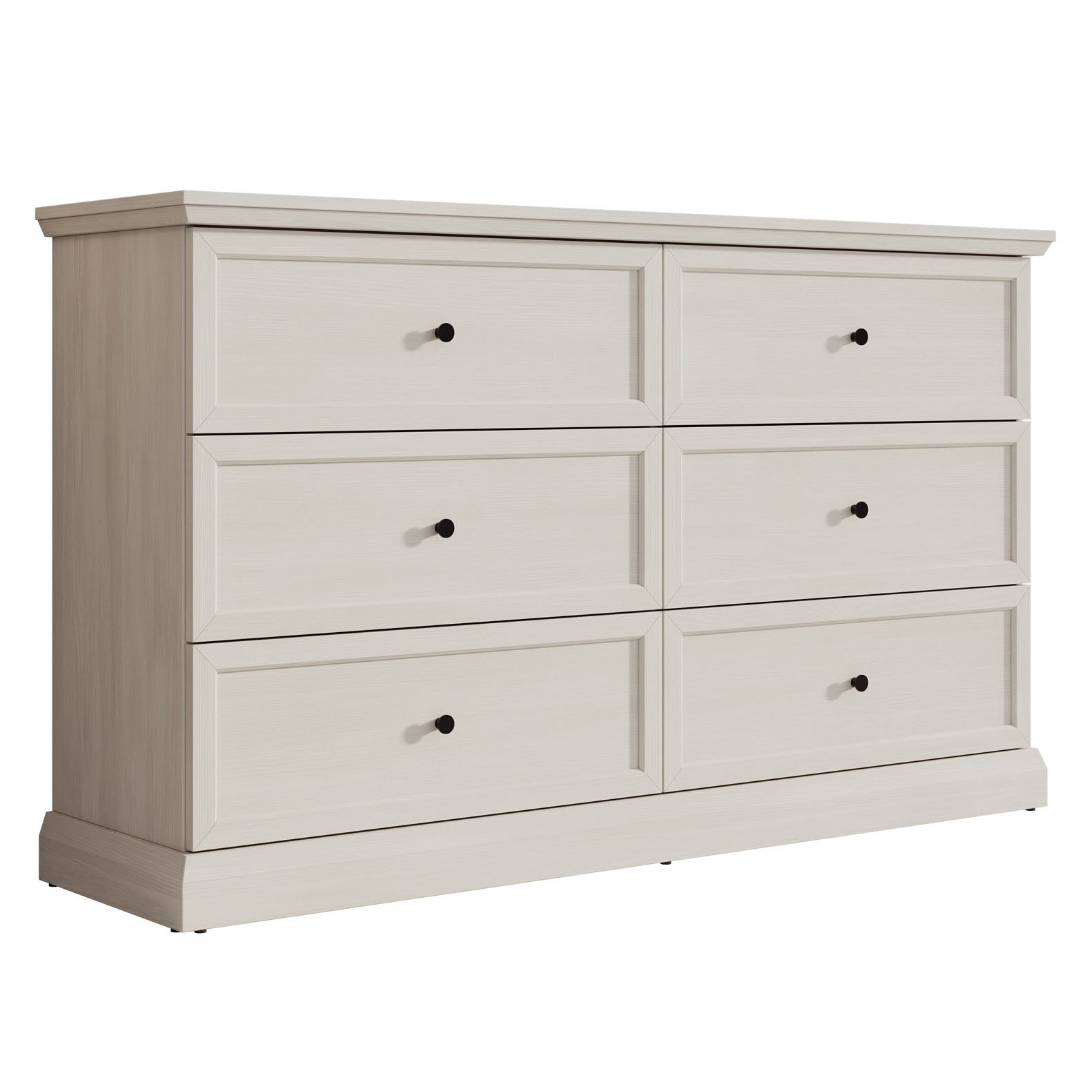 Leroy - Ladekast - Wit eiken - 146x40x86 cm