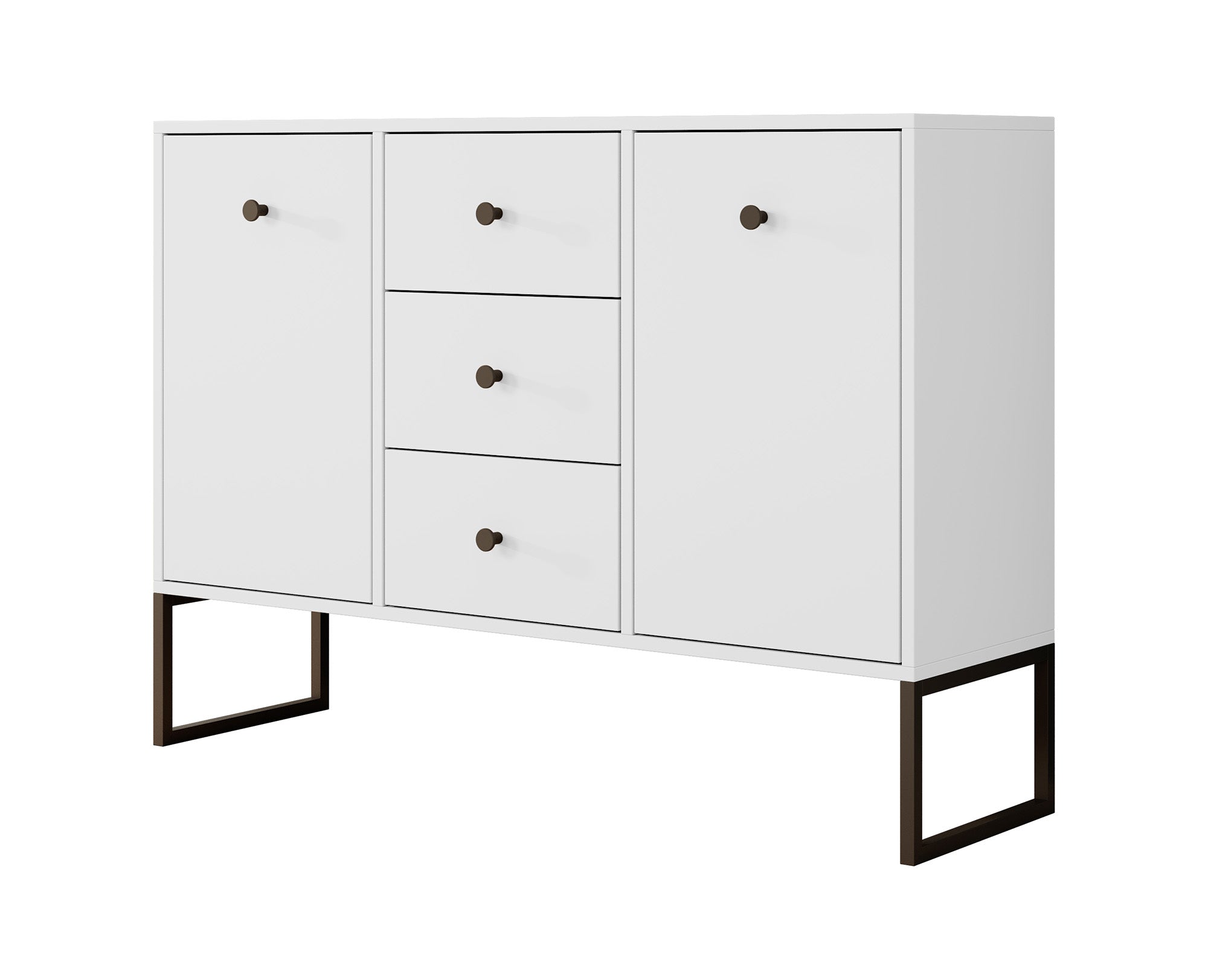 Lyndall 2 - Dressoir - Wit - 115x33x82 cm