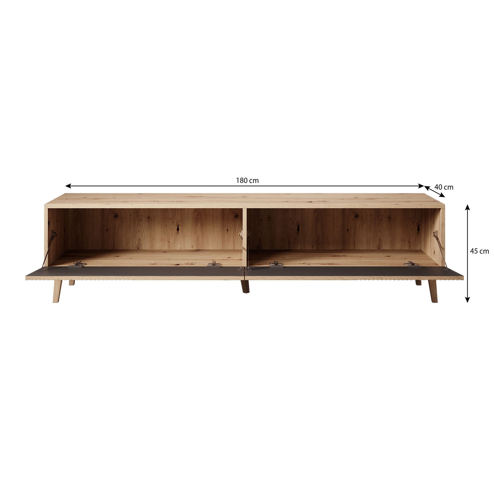 Bali - TV-Meubel - Eiken  - 180x40x45 cm