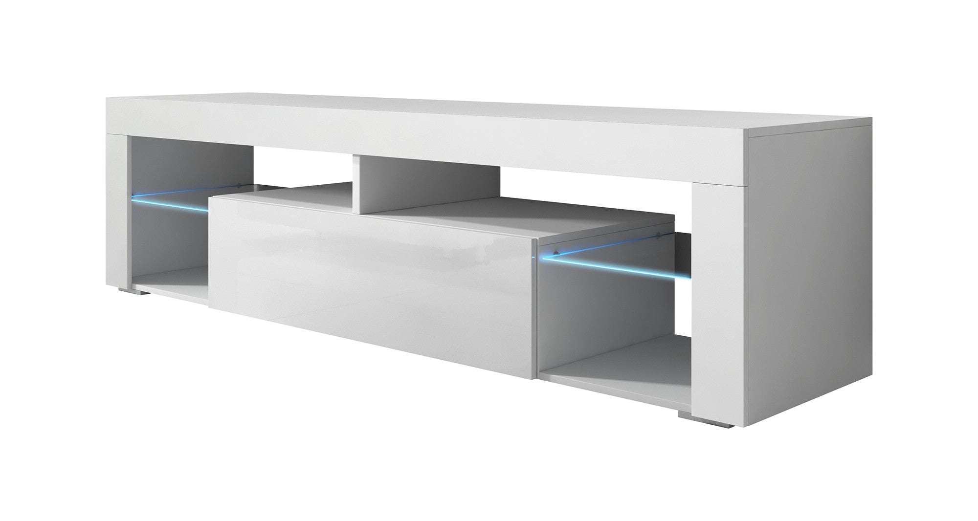 Fancy - TV-Meubel - Wit - 140 cm - met led