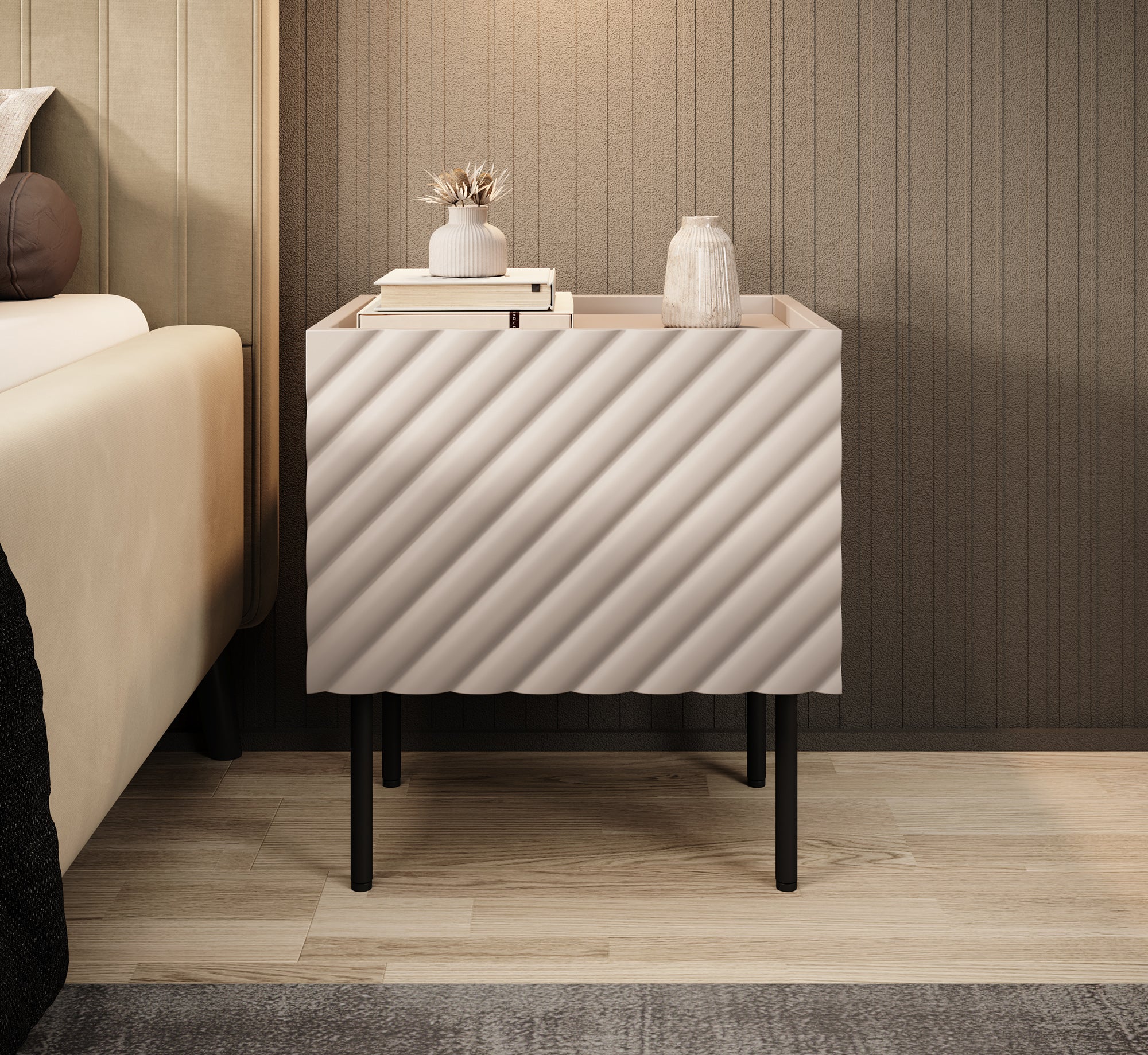 Laguna - Nachtkastje set van 2 - Beige