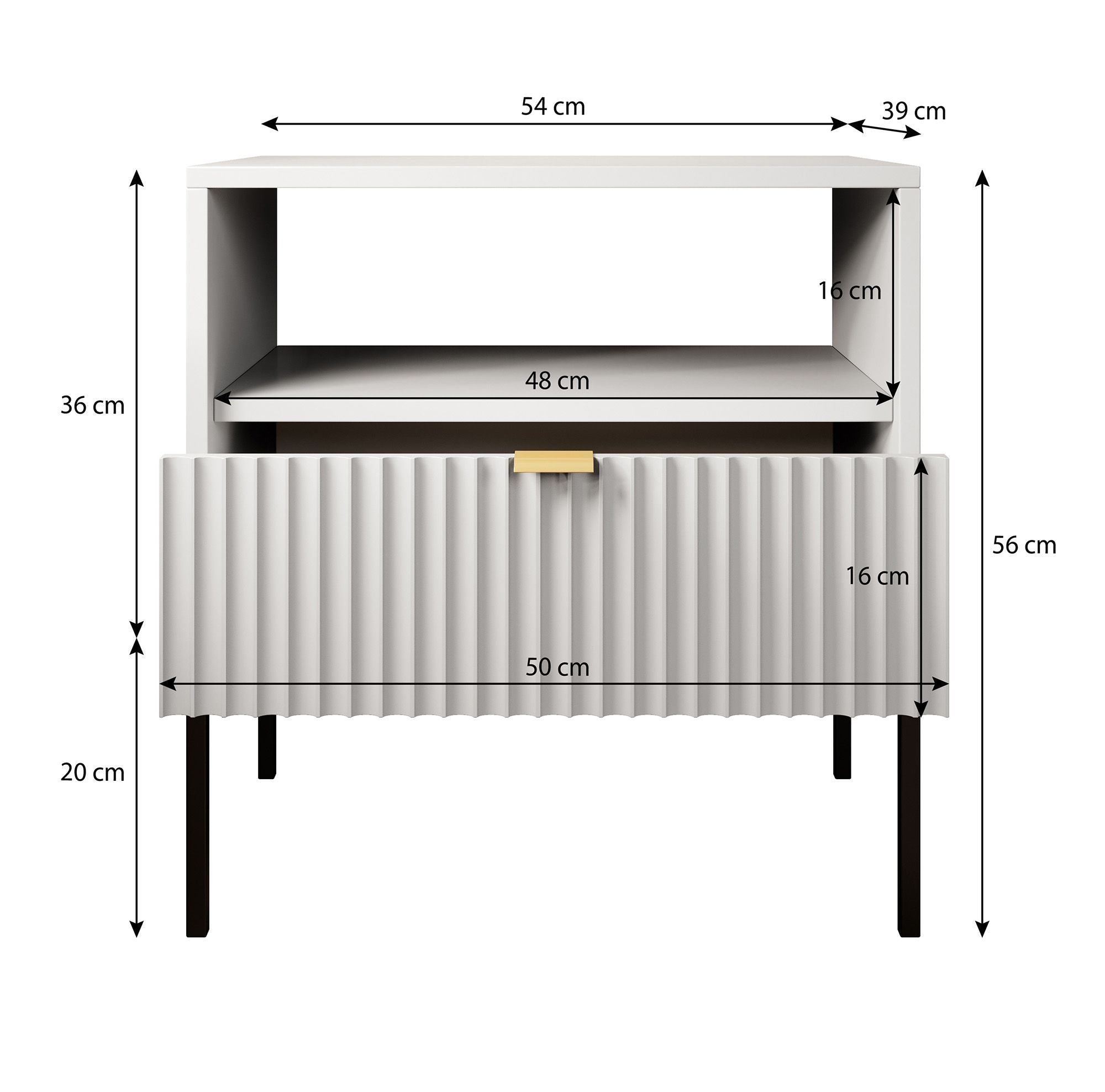 Navil - Nachtkastje - Wit