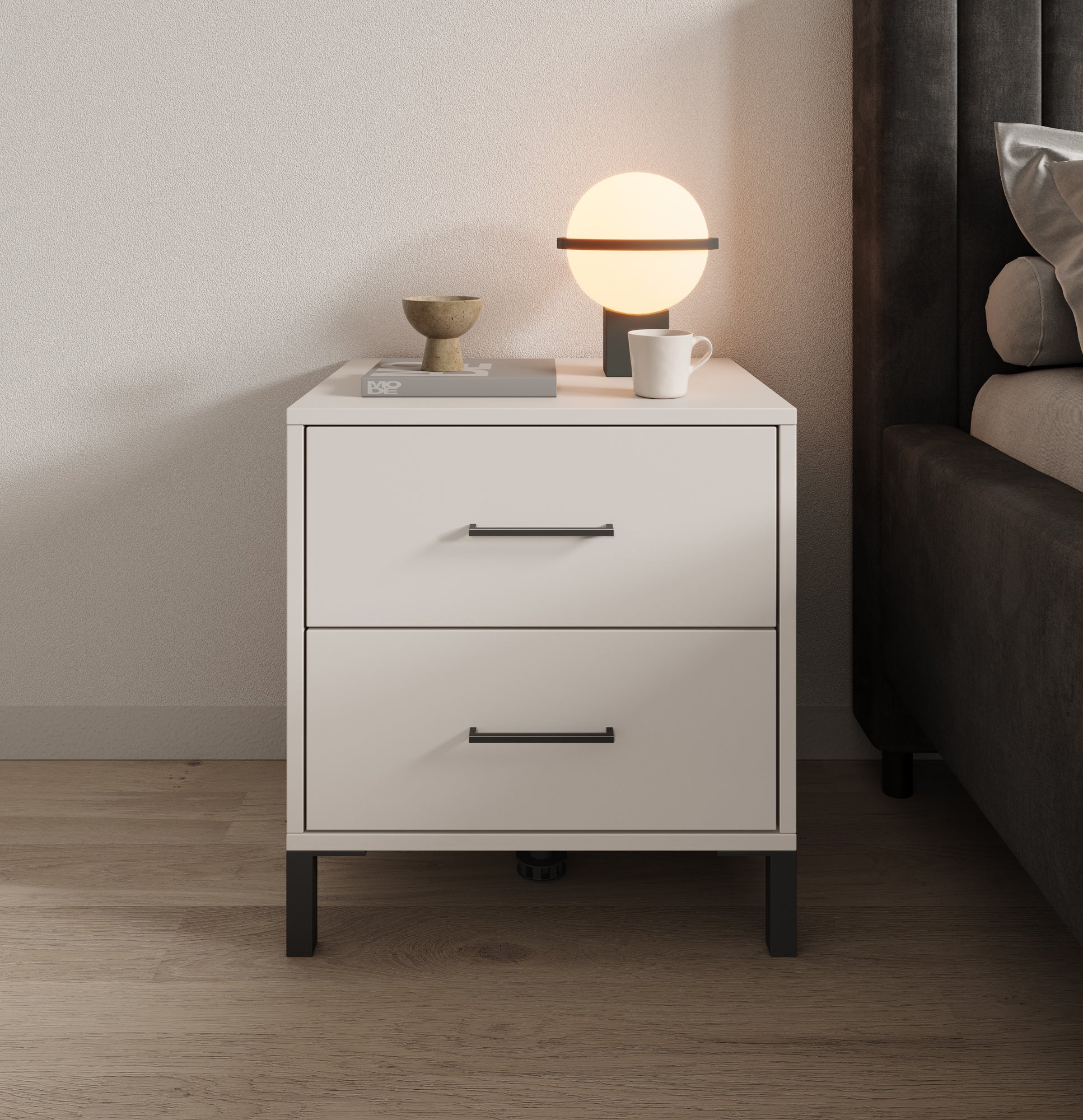 Vidor - Nachtkastje - Beige