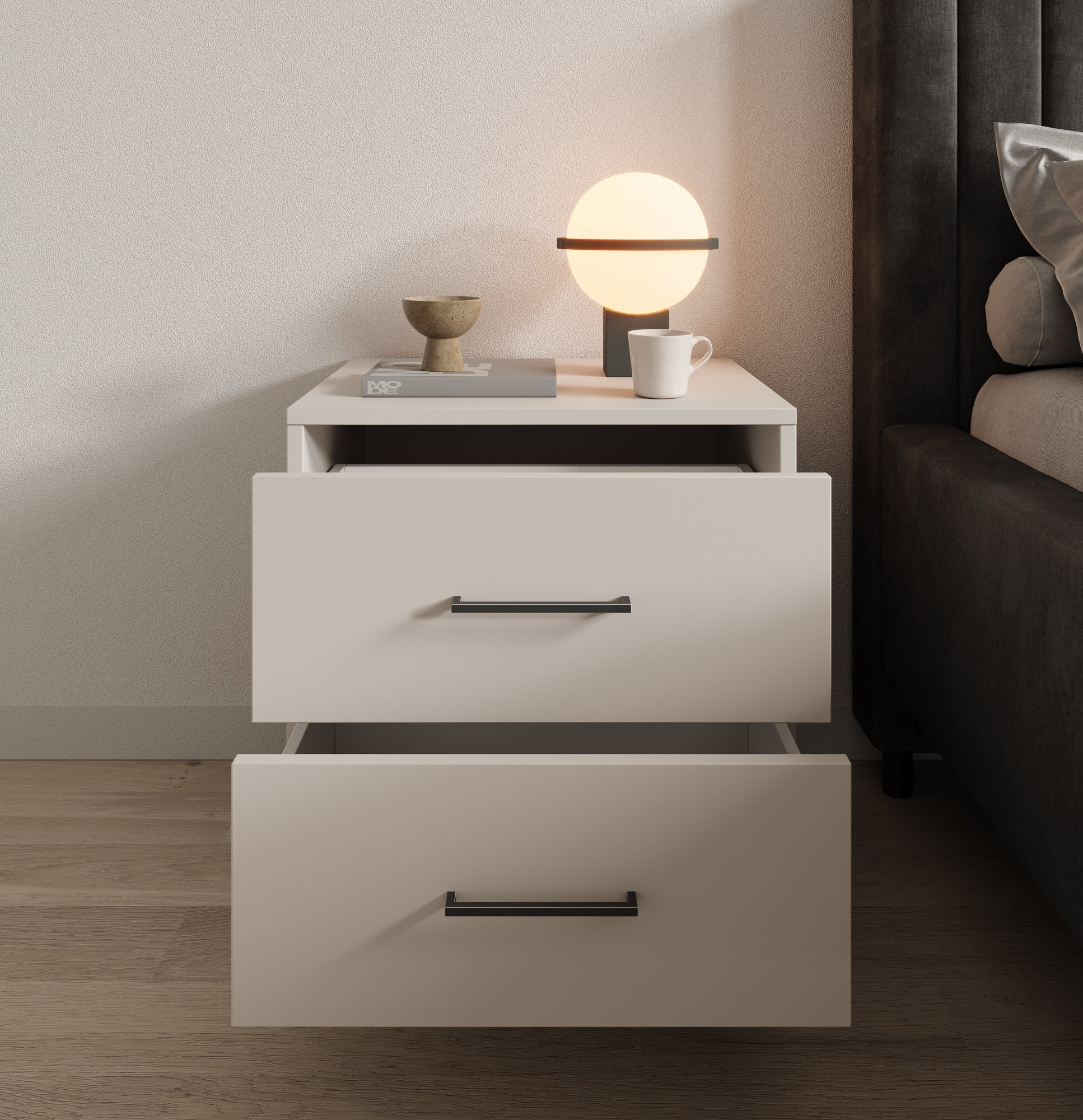 Vidor - Nachtkastje - Beige