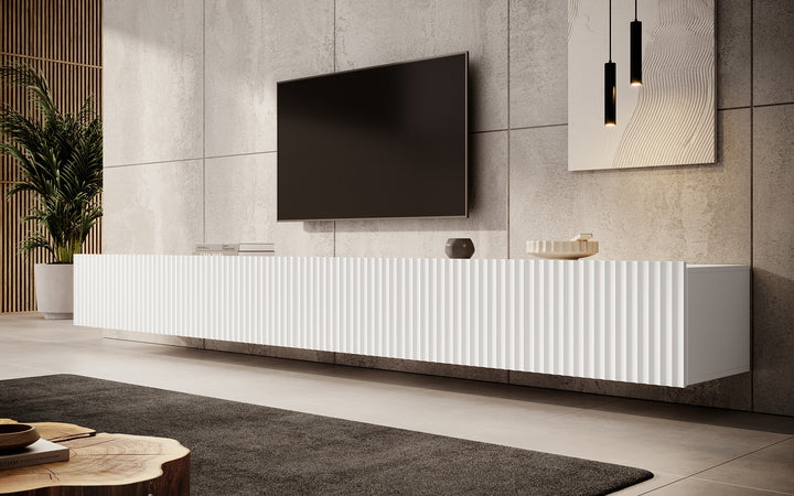 Pepinos - TV-Meubel - Wit - 300 cm