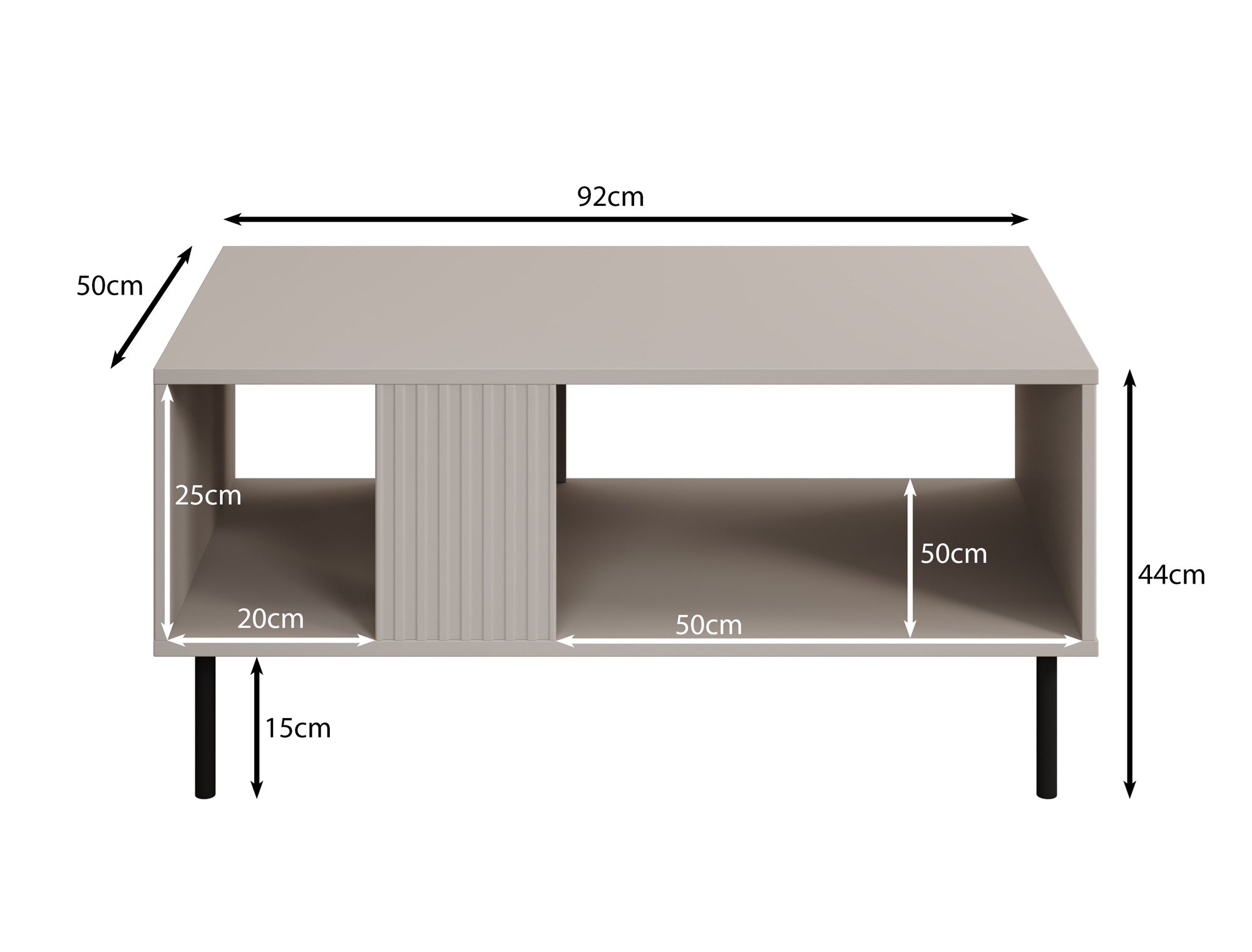 Alex - Salontafel - Beige