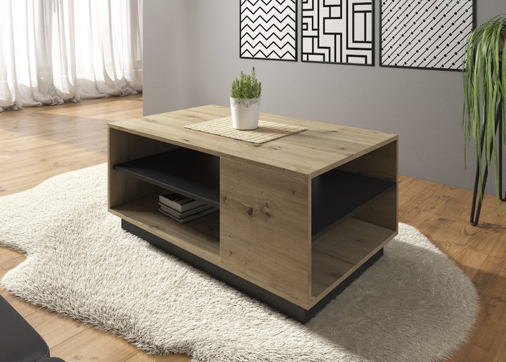 Ashley - Salontafel - Eiken/grijs