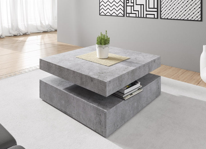 Carlo - Salontafel verstelbaar - Betonlook