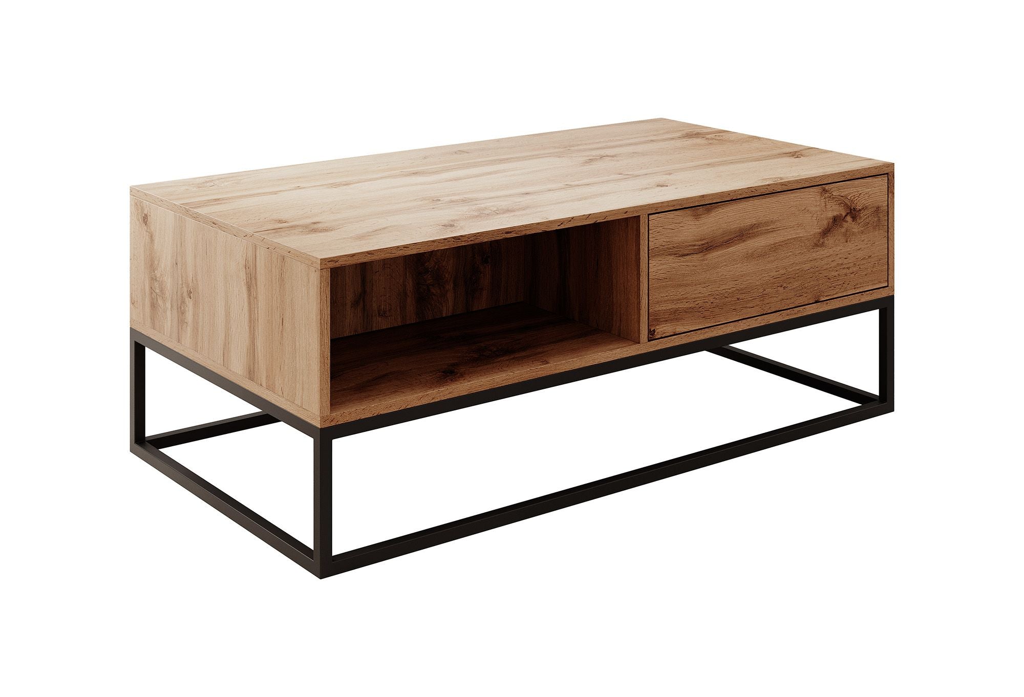 Delta - Salontafel met lades - Eiken