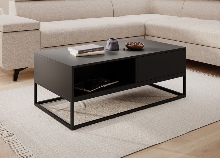 Delta - Salontafel met lades - Zwart