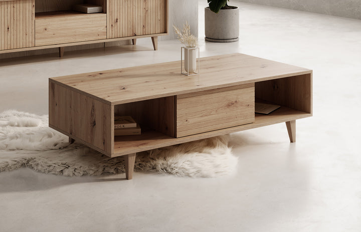 Fuzeta - Salontafel met lade - Eiken