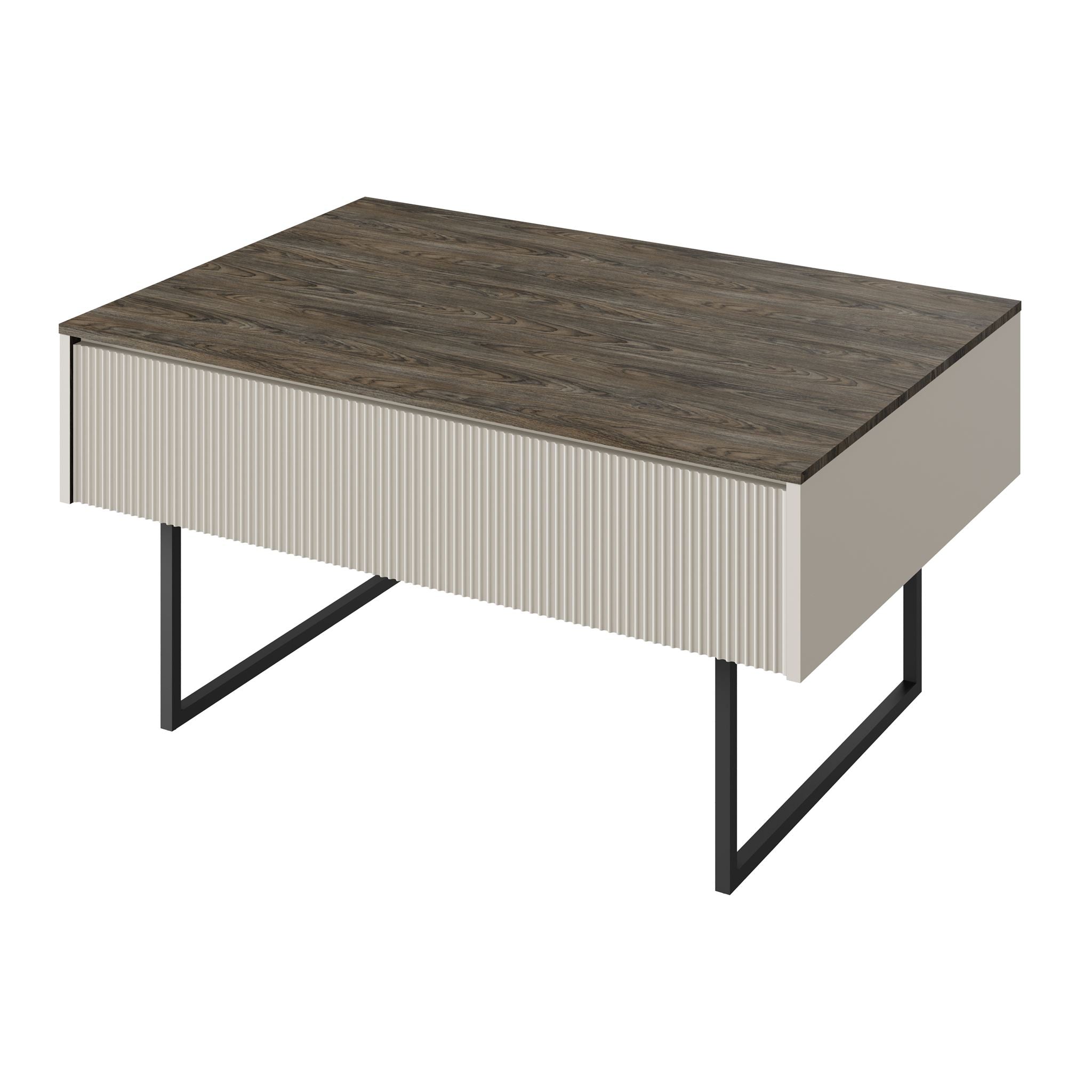 Linq - Salontafel met opbergruimte - Beige