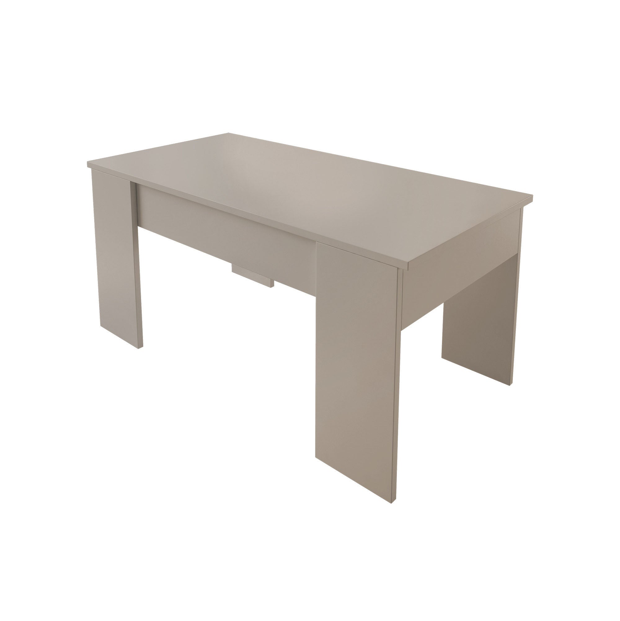 Malia - Salontafel met opbergruimte - Beige - 100x56x45 cm