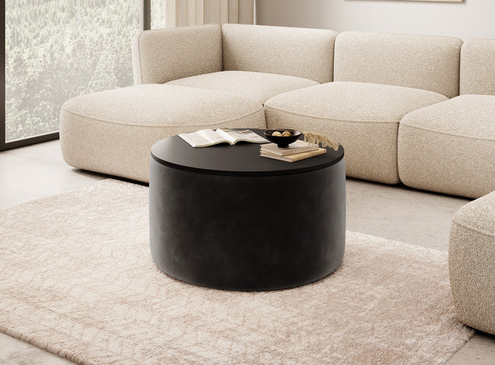 Marcio - Salontafel - Velvet zwart
