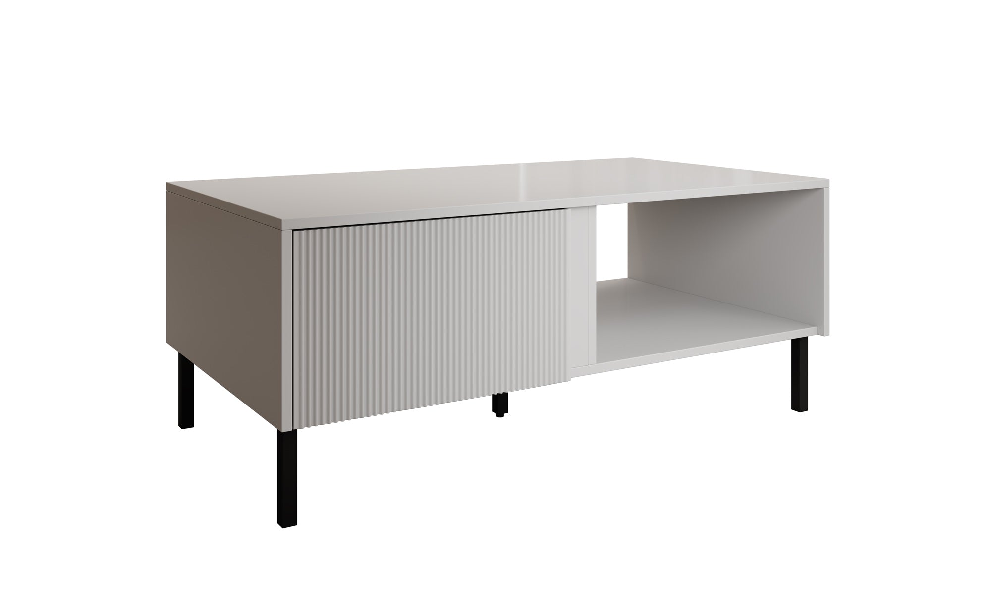 Margareth - Salontafel met opbergruimte - Wit