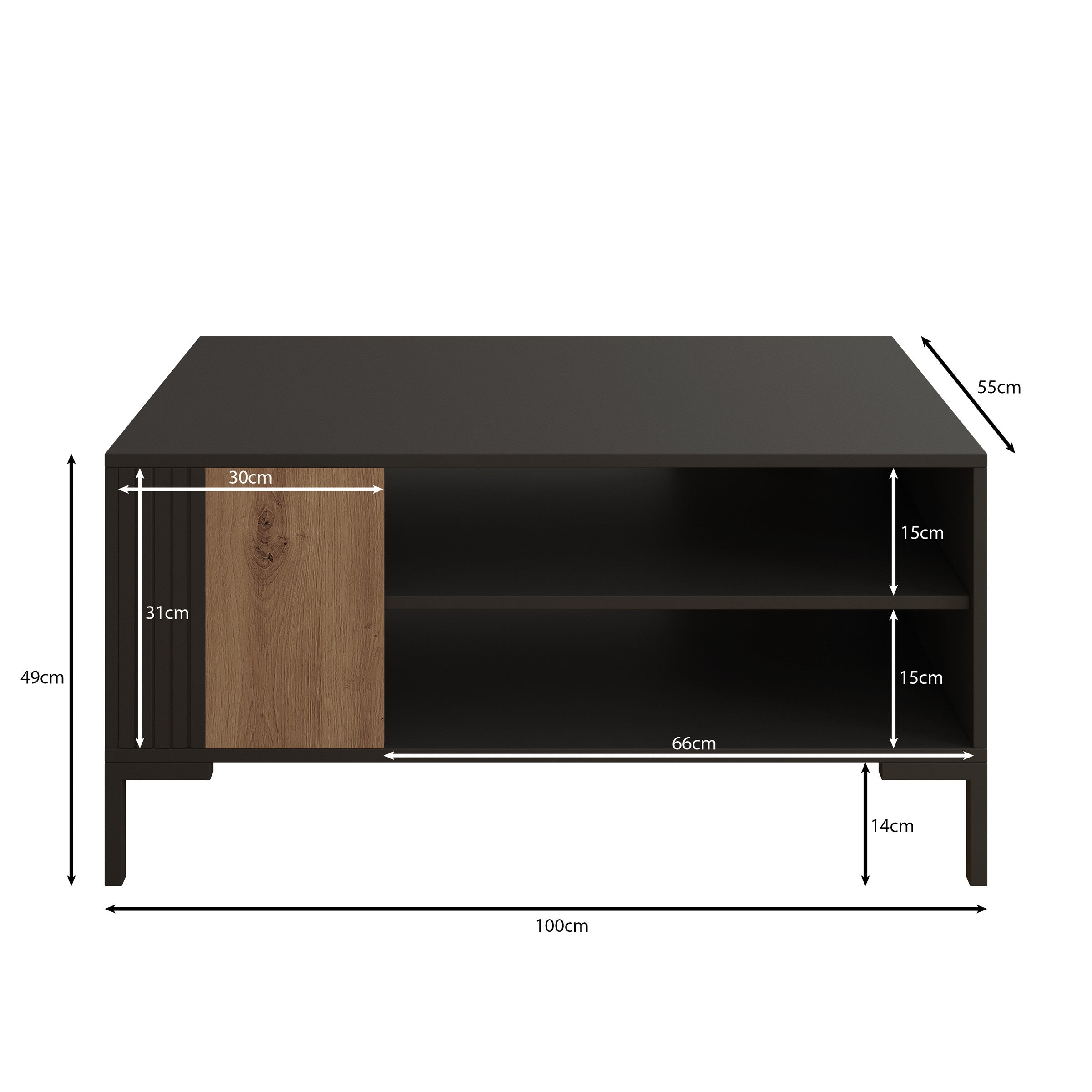 Molina - Salontafel - Zwart
