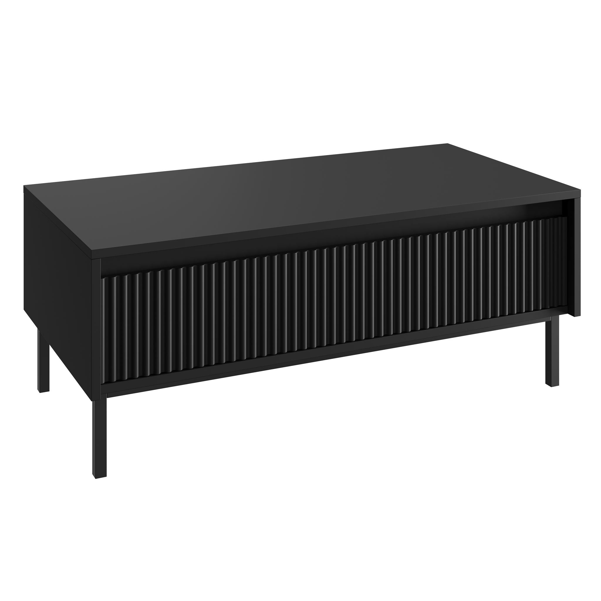 Orvana - Salontafel met lade - Zwart