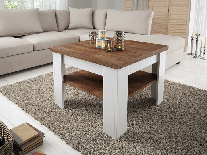 Parello - Salontafel - Wit/eiken