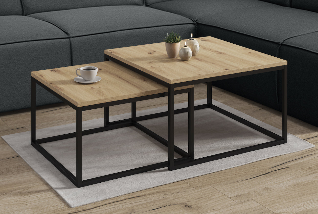 Styler - Salontafel set van 2 - Licht eiken