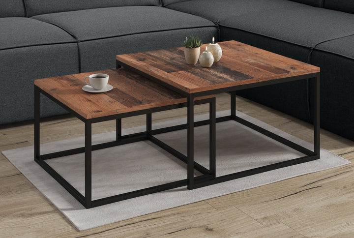 Styler - Salontafel set van 2 - Old wood