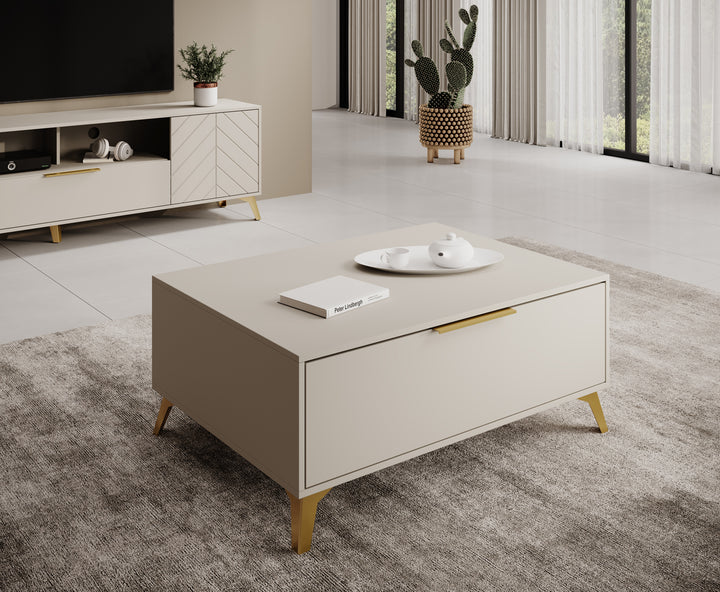 Xiano - Salontafel met lade - Beige