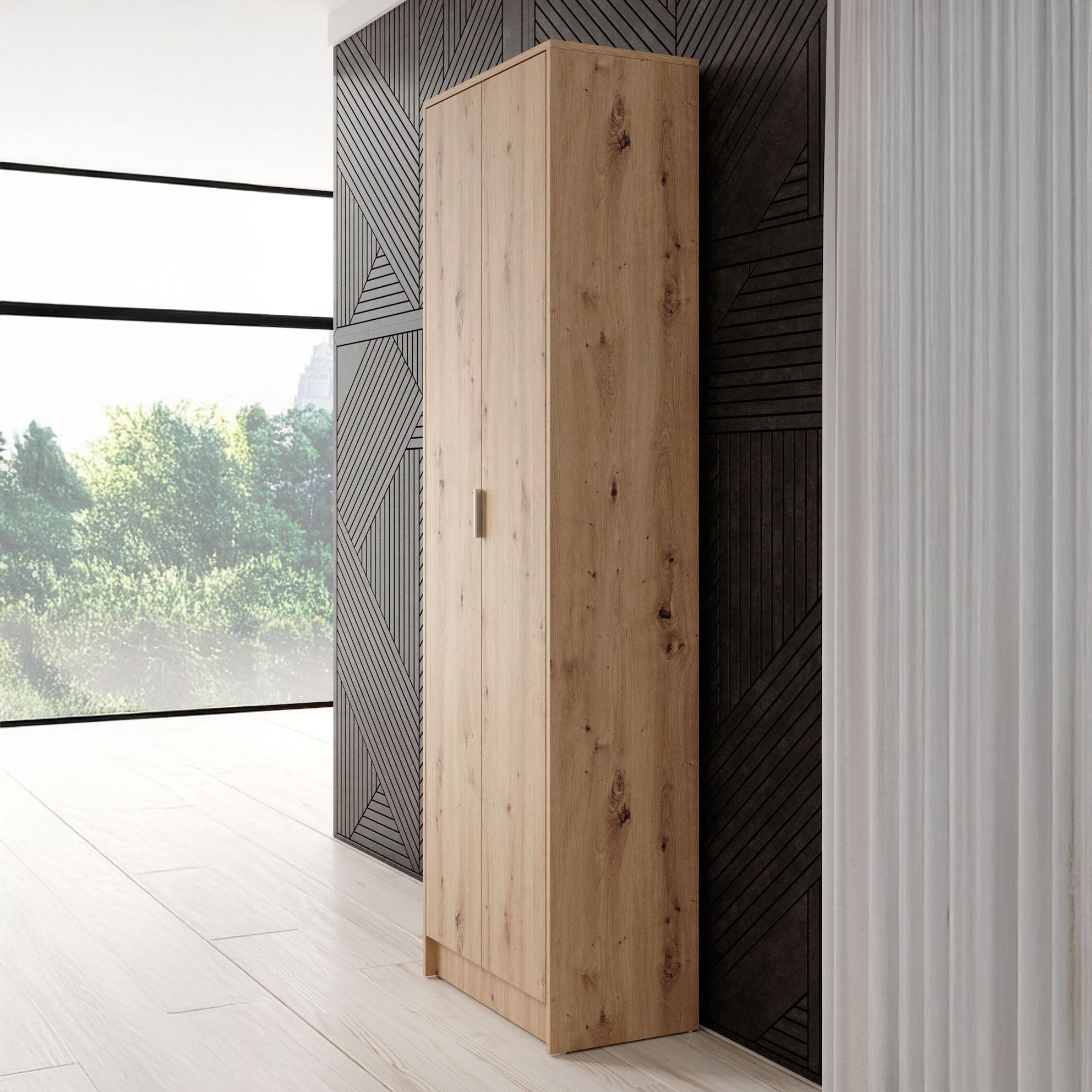 BAKAJI Space-saving shoe cabinet, smart shoe rack made of melamine wood BAKAJI Space-saving shoe cabinet, smart shoe rack made of melamine wood