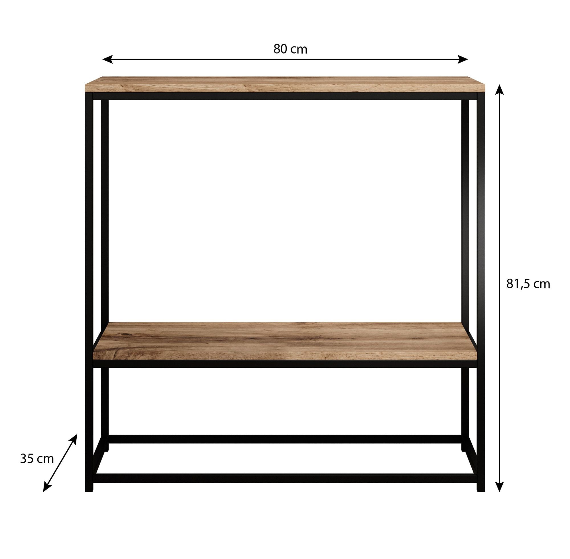 Kronos - Sidetable - Zwart
