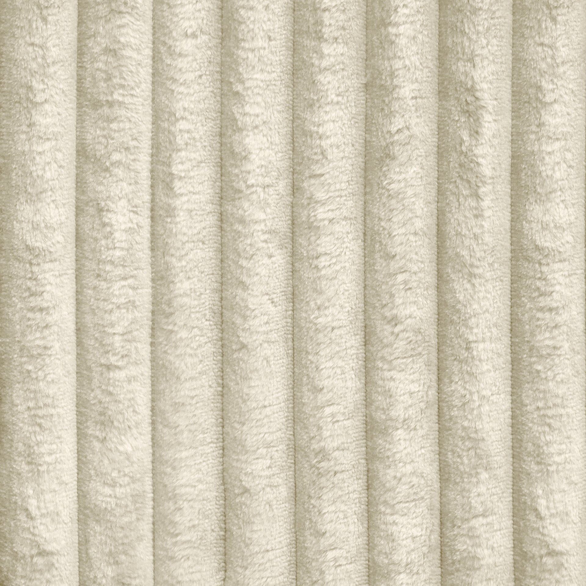 Monet XL - Hoekbank 5-zits met chaise longue - Fluffy ribstof beige - Rechts