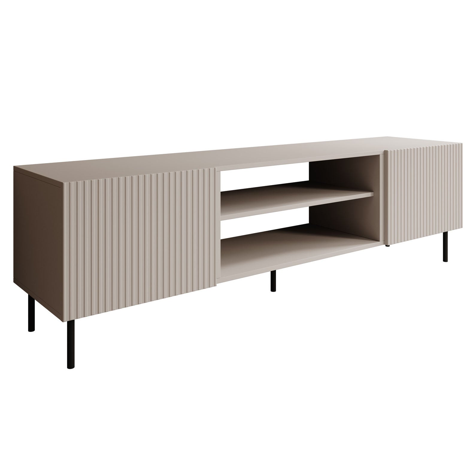 Alex - TV-Meubel met 2 deuren - Beige - 181 cm