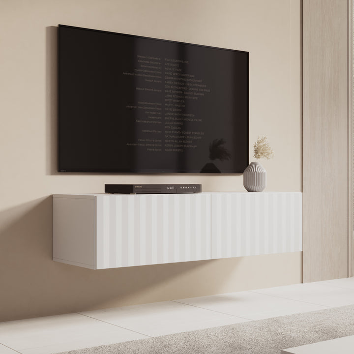 Angelina - TV-Meubel - Wit - 128 cm