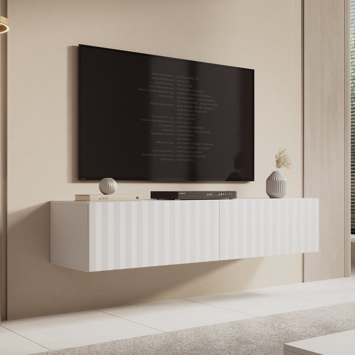 Angelina - TV-Meubel - Wit - 154 cm