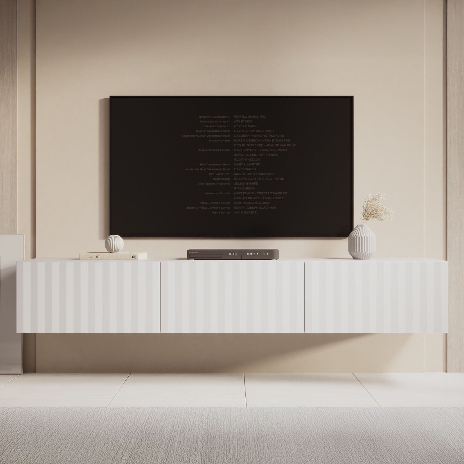 Angelina - TV-Meubel - Wit - 192 cm