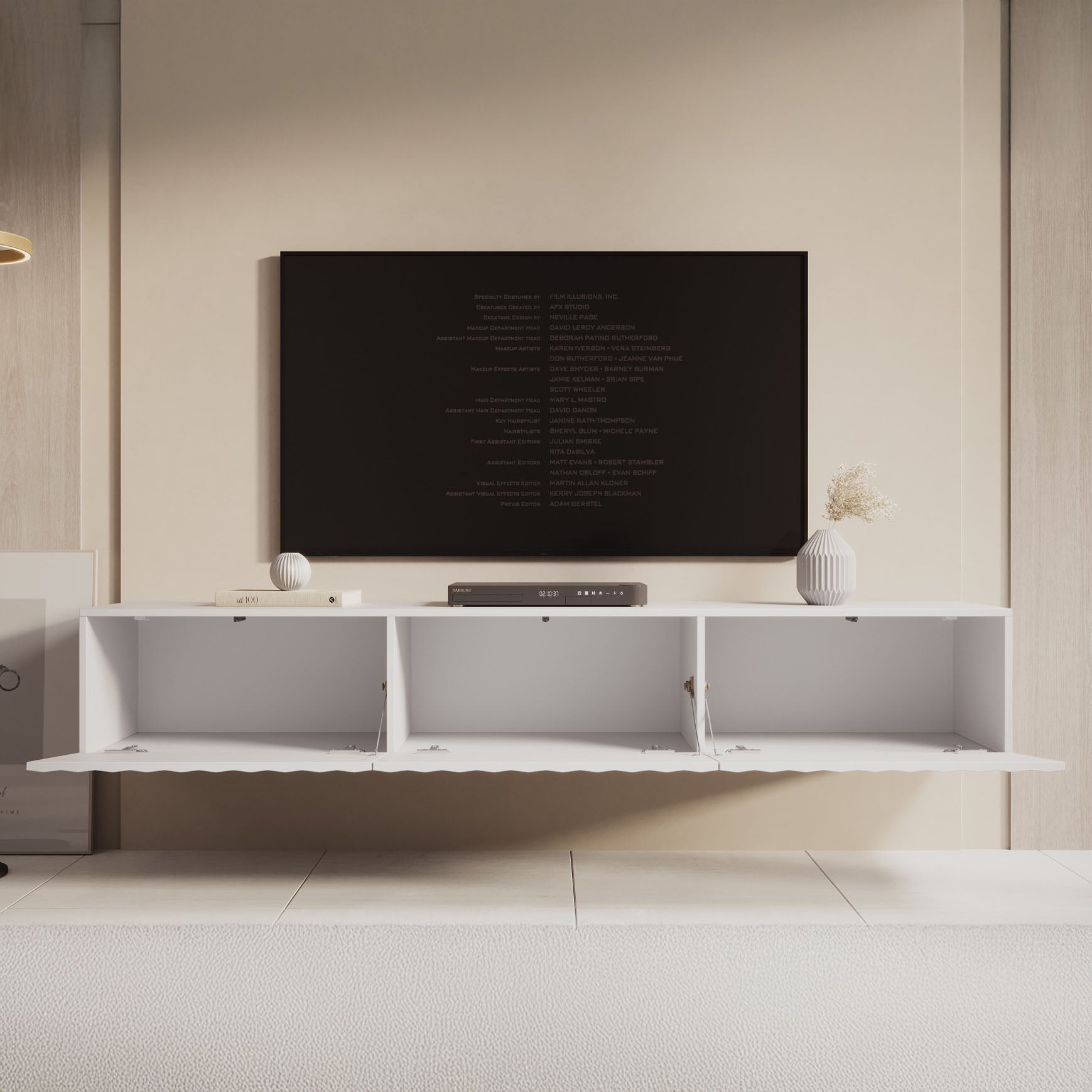 Angelina - TV-Meubel - Wit - 192 cm